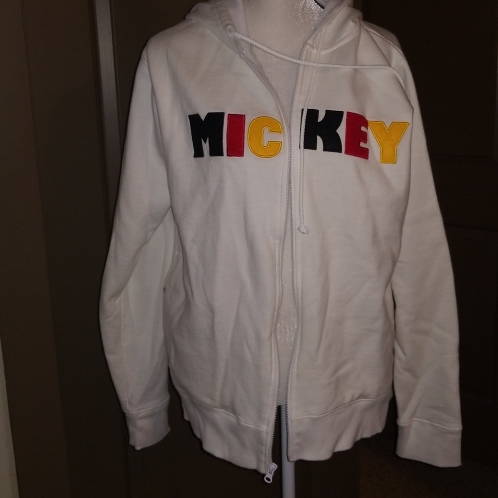 White Mickey Mouse Hoodie
